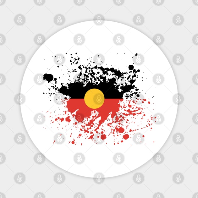 Aboriginal Flag Magnet by CF.LAB.DESIGN